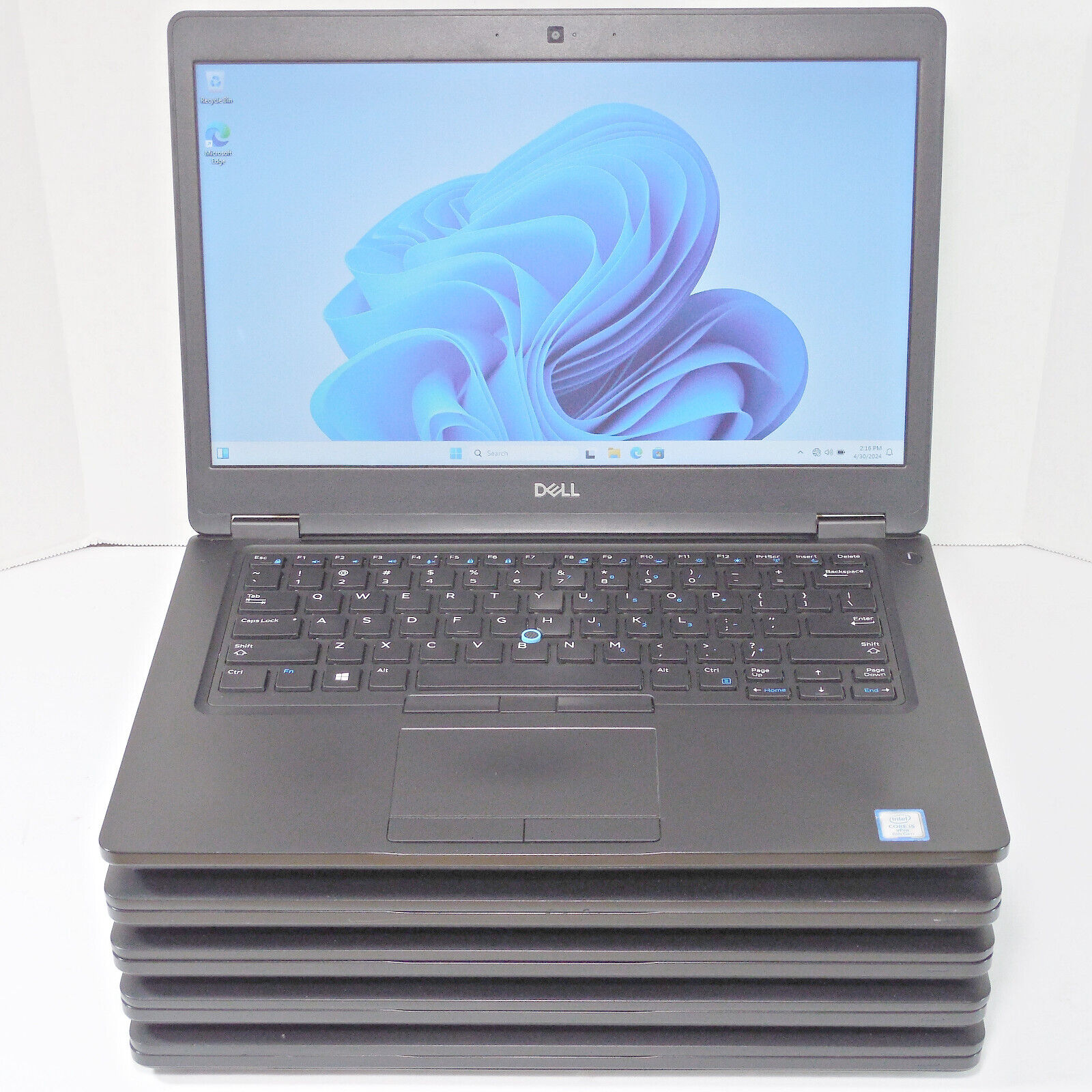 Lot of 5 Dell Latitude 5490 14” Laptop PC Windows 11 i5-8350U 8GB RAM 256GB SSD