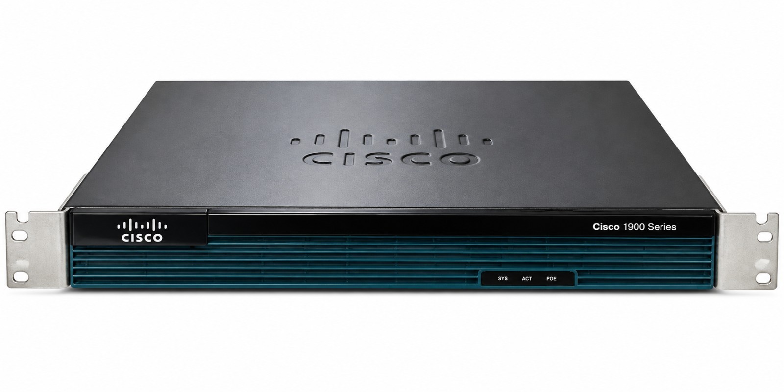 Cisco 1921 ISR Integrated Services Router CISCO1921/K9 w/ Rack Ears Tested