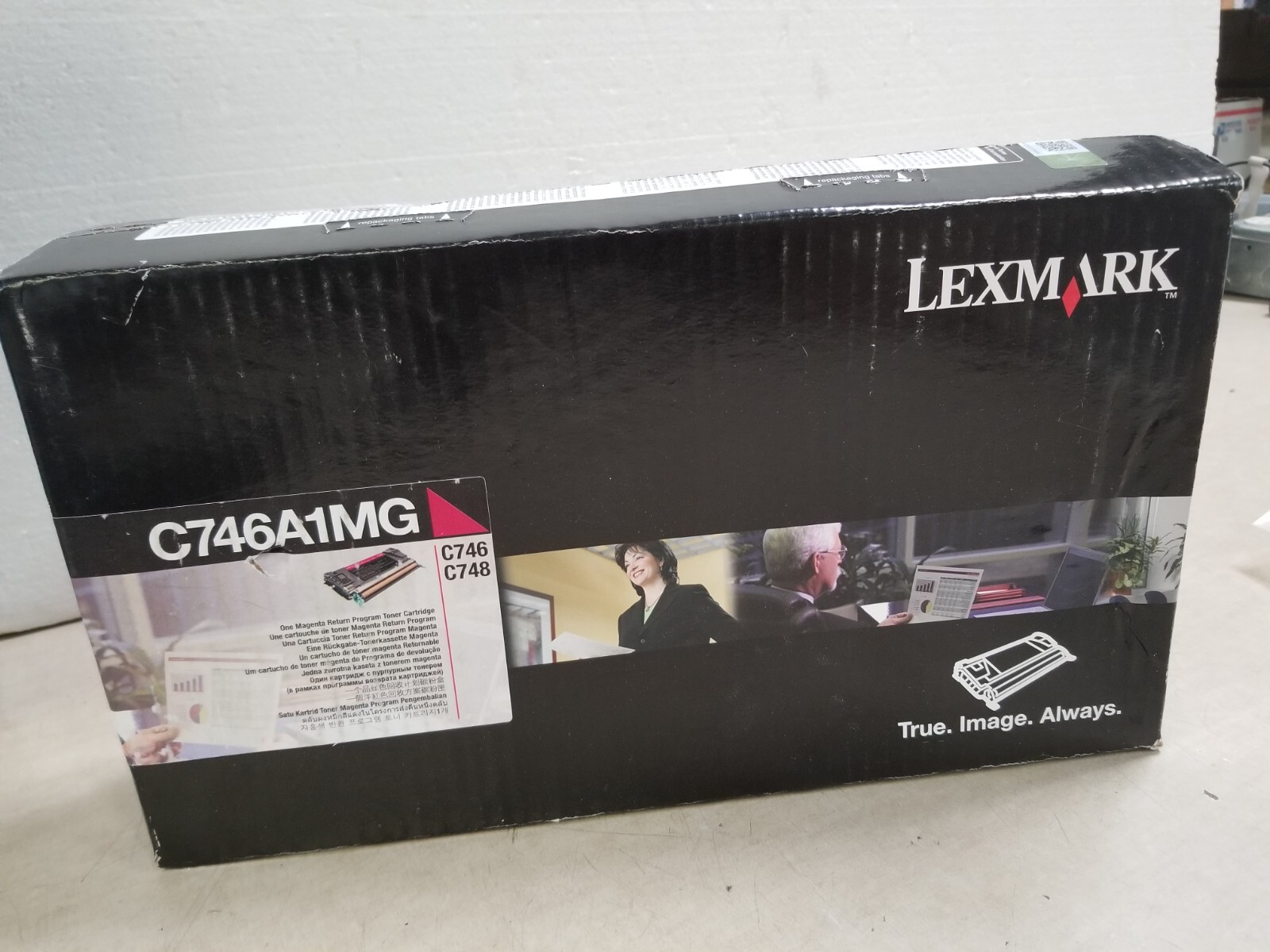 Lexmark C746A1MG Magenta Toner Cartridge C746 C748
