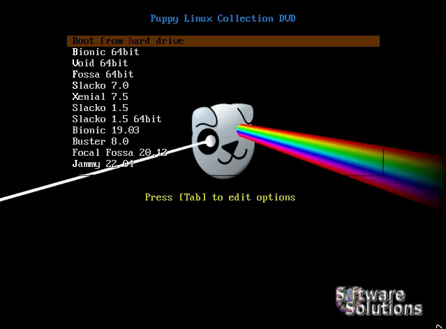 Puppy Linux Collection includes 17 32 & 64bit versions on a single DVD or USB =