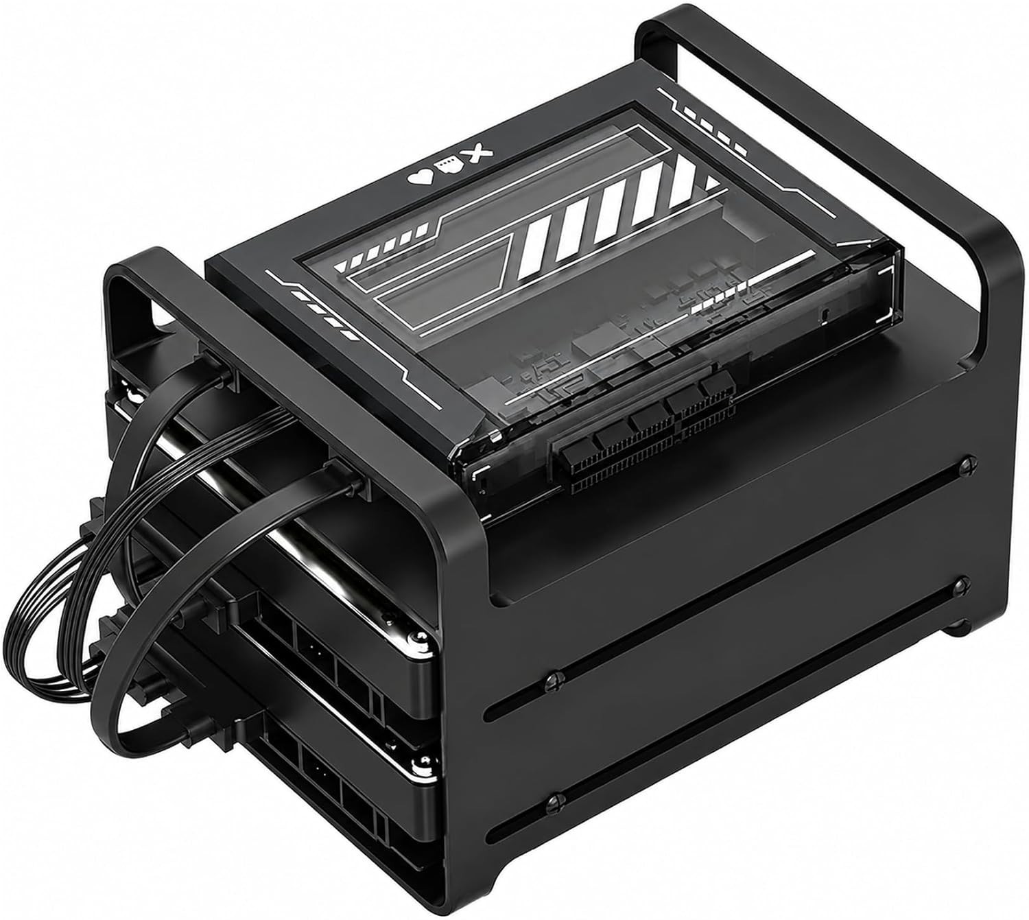 x86 Home Server 2-Bay NAS Kit Intel Quad-Core 16GB RAM CasaOS Docker Plex