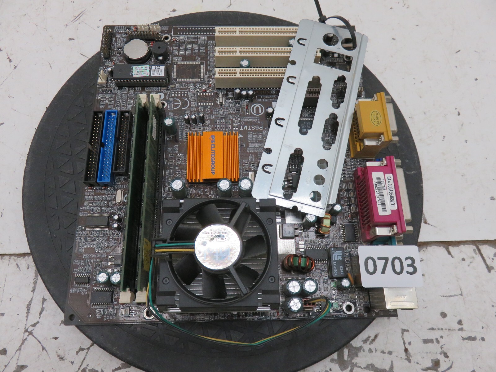 ECS Elitegroup P6STMT mATX Motherboard w/ Intel Celeron 1.1GHz 354MB Ram
