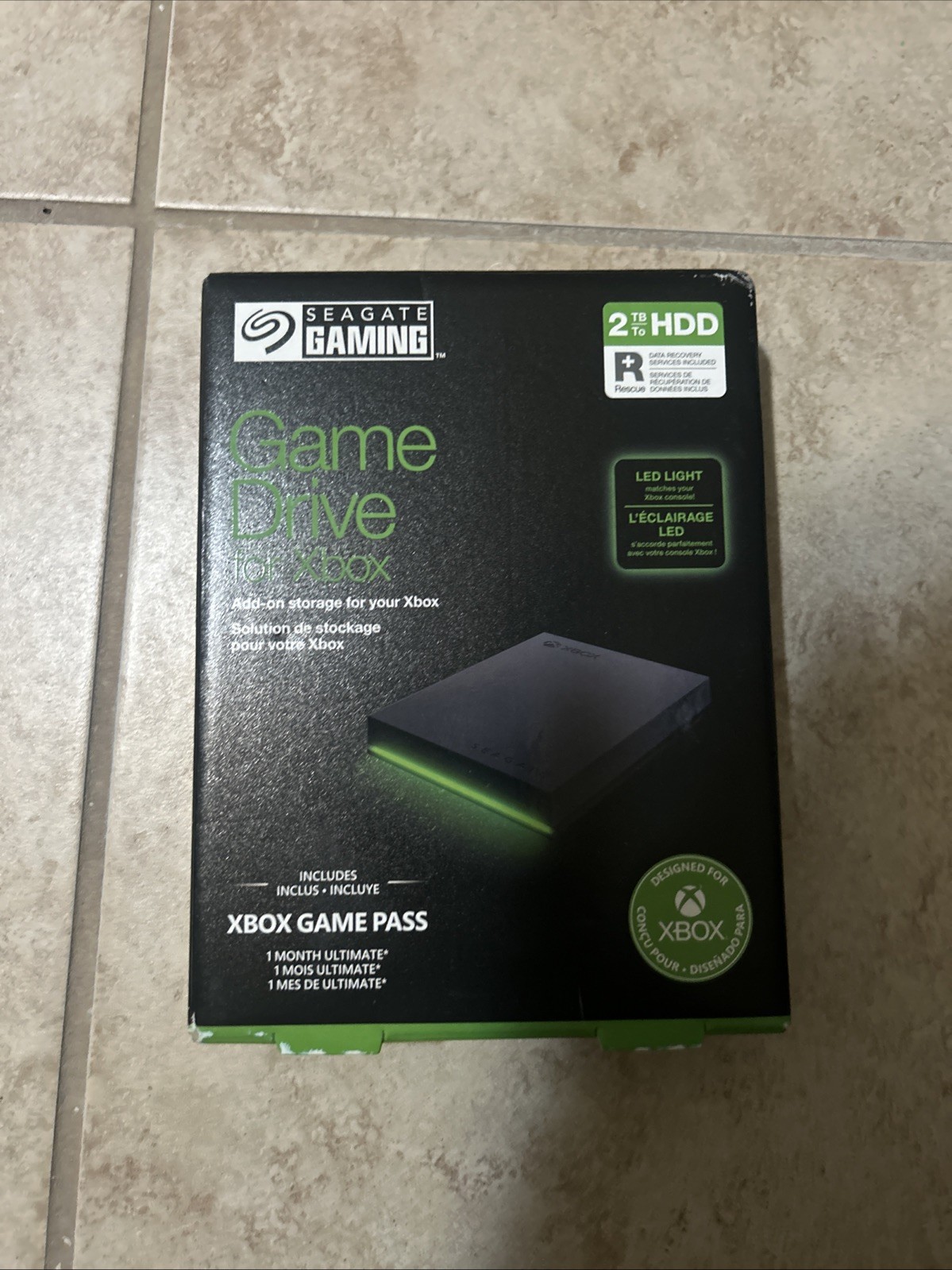 Seagate 2 TB External Hard drive Storage FOR XBOX G1N