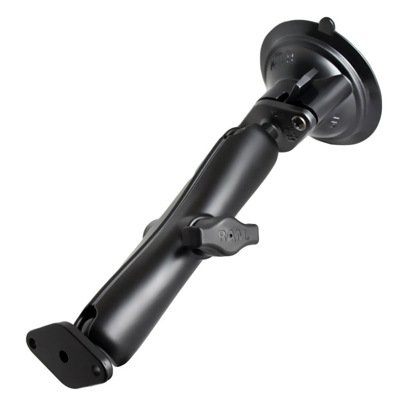 RAM-B-166U-C  RAM Twist-Lock Suction Cup Double Ball Mount ...