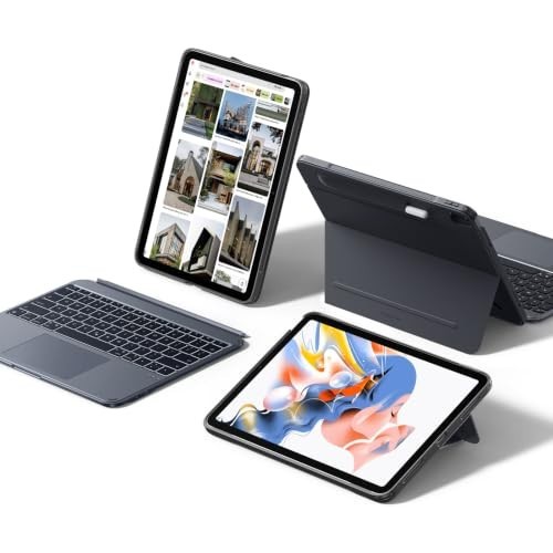 ESR Shift Keyboard Case iPad Air 13" M4 M3 M2 Trackpad Backlit Dark Gray