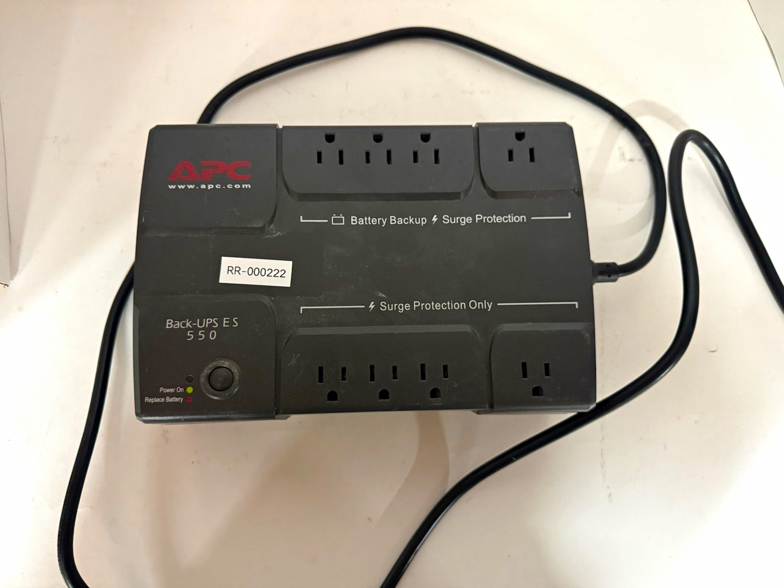 APC Back-UPS ES 550 BE550R 550VA 330W Battery Backup Surge Protector UPS
