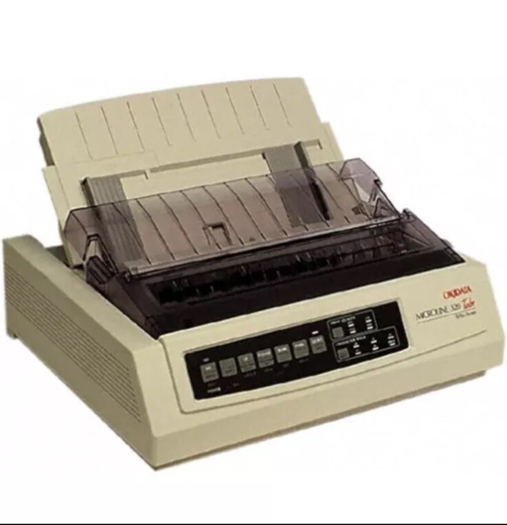 RE-NEWED Oki MICROLINE 320 Turbo Mono Dot Matrix Printer Parallel NO USB