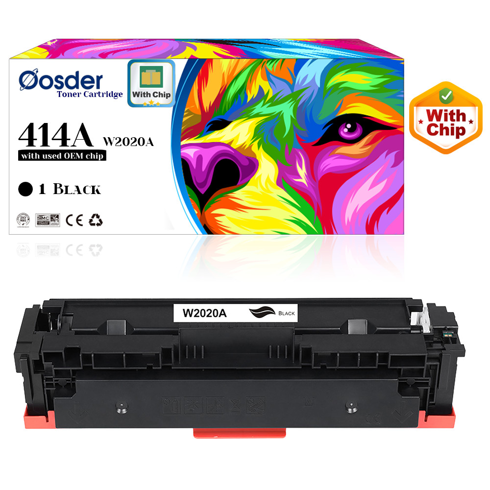 414A Black Toner(Used OEM Chip),for HP M454 dn/dw  MFP M479 M479dw/dn/fdw W2020A