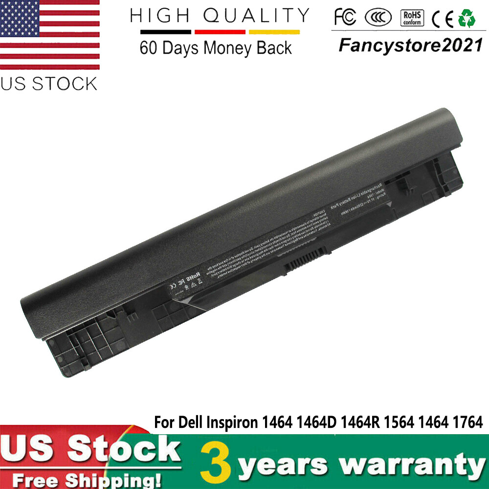 Battery For Dell Inspiron 1464 1564 1764 JKVC5 5YRYV 9JJGJ NKDWV 312-002 5.2Ah F