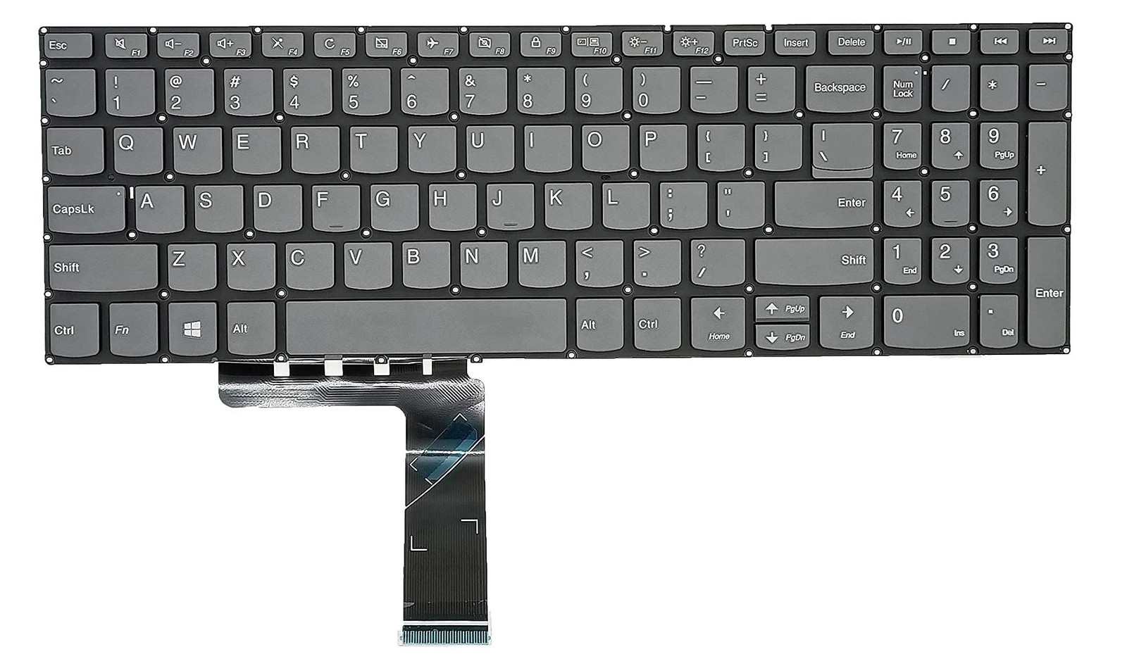 Replacement Laptop US Layout Keyboard Without Backlit for Lenovo ideaPad