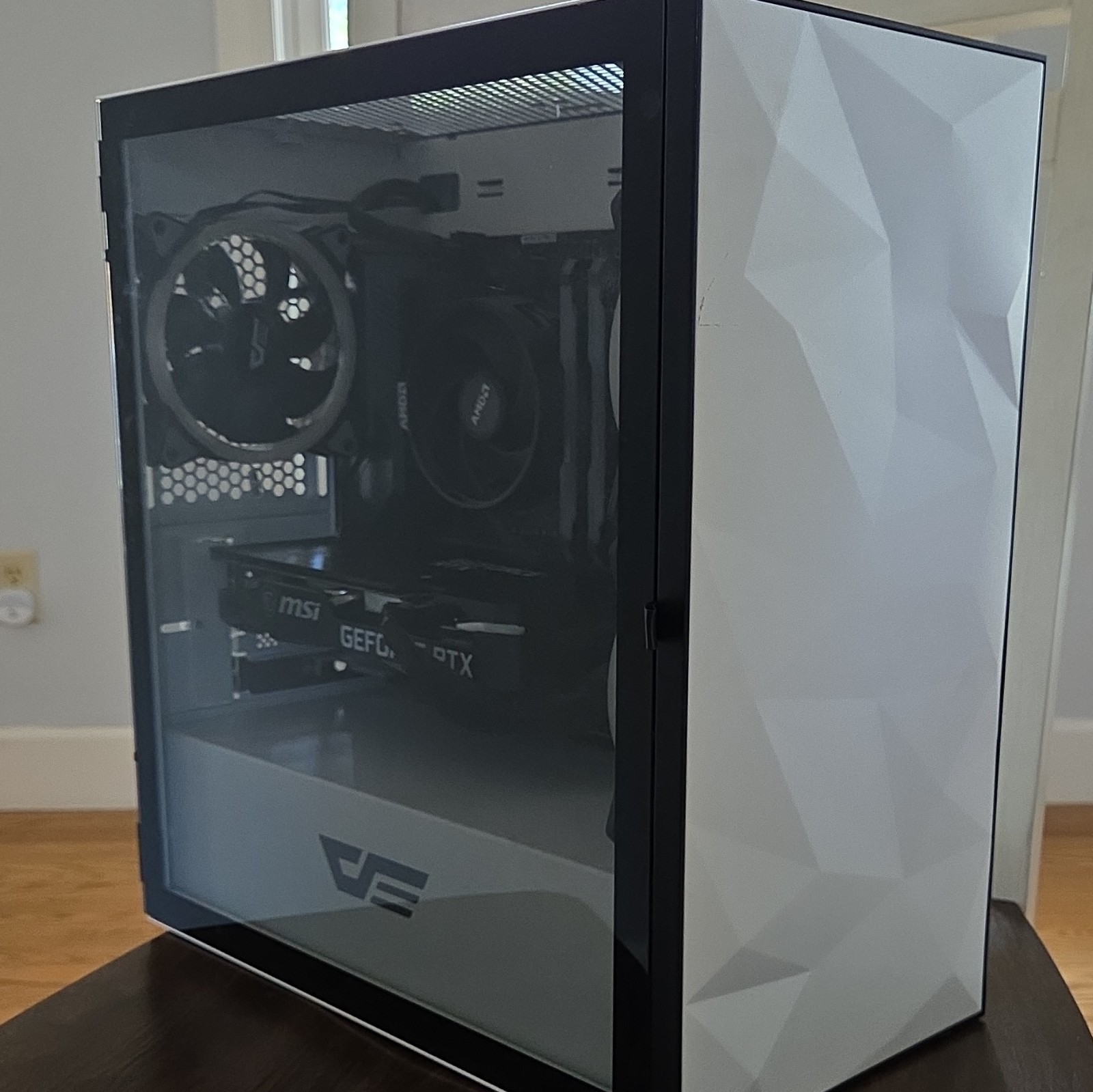 Custom/Whitebox White Tower Gaming PC AMD CPU GEFORCE 3060 RTX 32GB RAM SSD RGB
