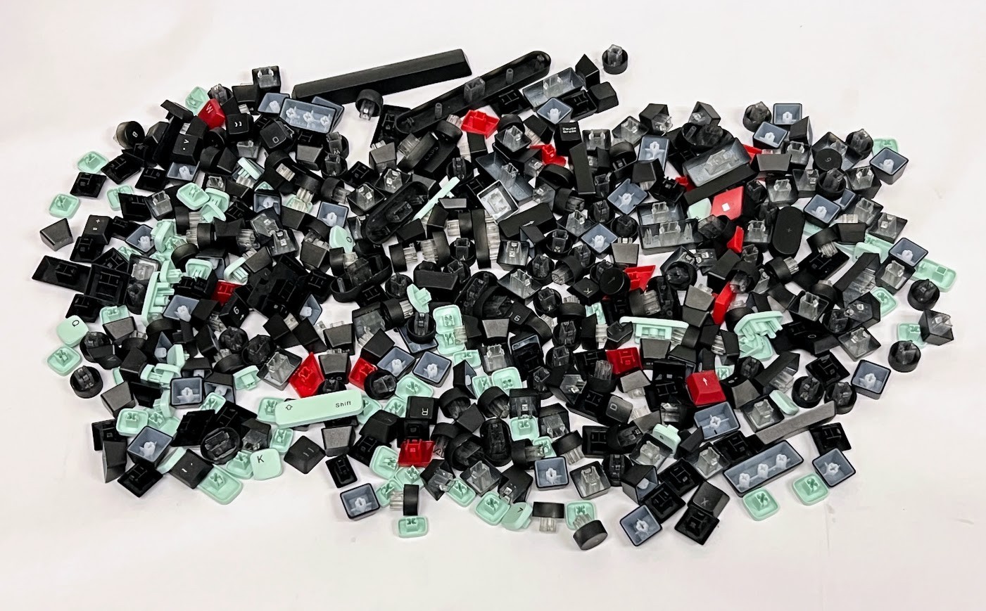 Mixed Keycap Lot 450 Mechanical Keyboard Key Caps Bulk Bundle