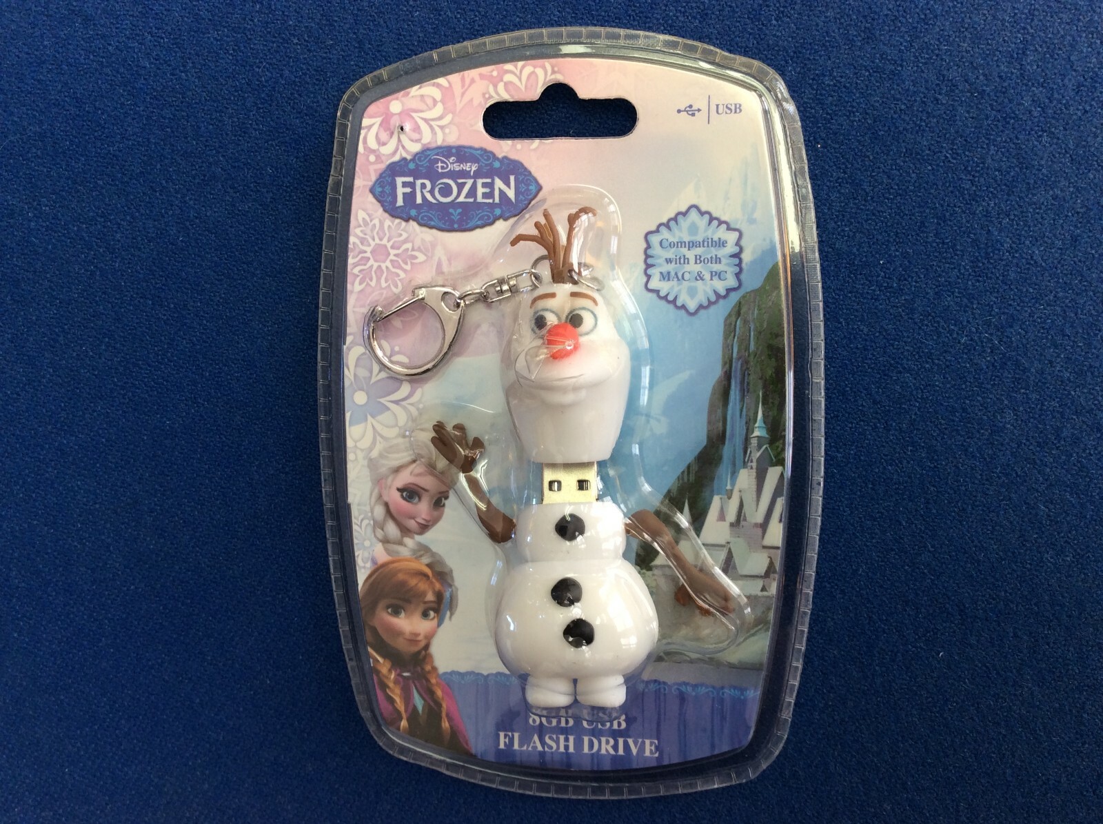 Flash drive:  Disney characters, USB 4 GB or 8 GB, store all your data with fun