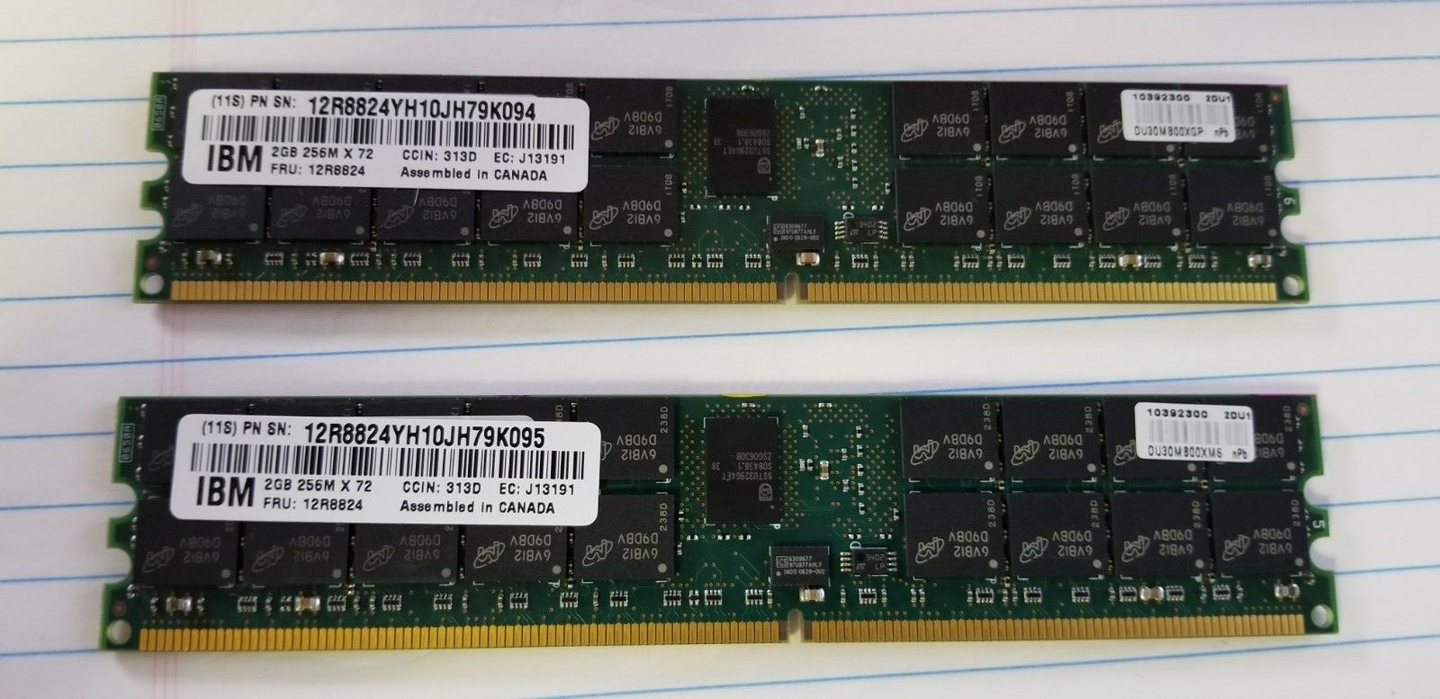 IBM 4475-9406 4GB 2xGB Mem Kit Main Storage DDR2 276-Pin SDRAM 313D z7 Warranty