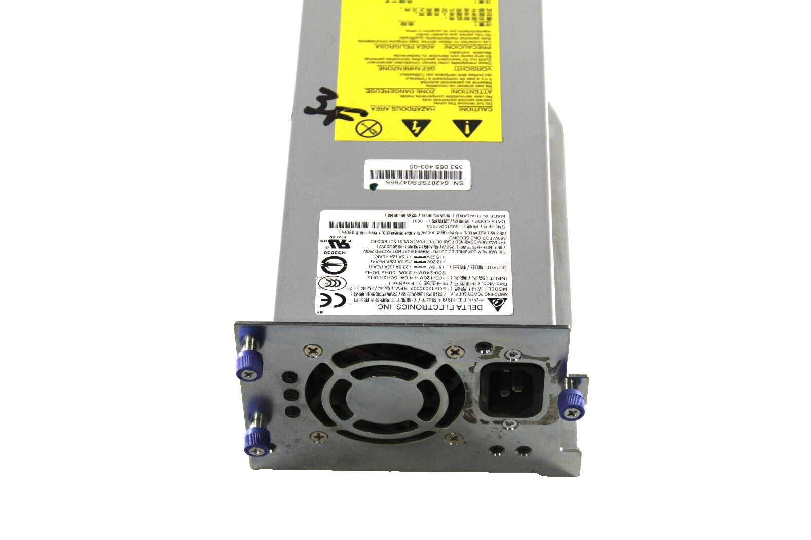 95P6037 IBM Dell Power Supply KM80/FL/E/C PSW 250W TS3200 TL2000 TL4000 TS3100