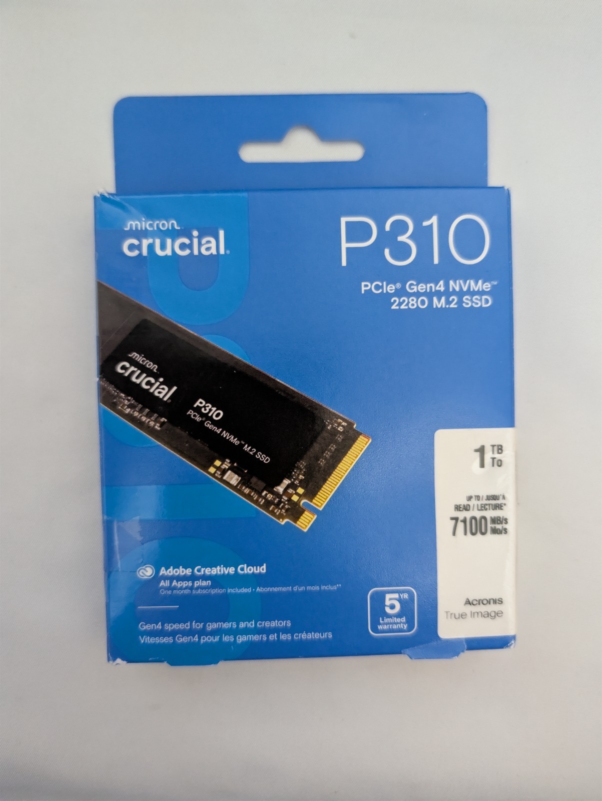 Crucial P310 M.2 2280 1TB M.2 NVMe SSD