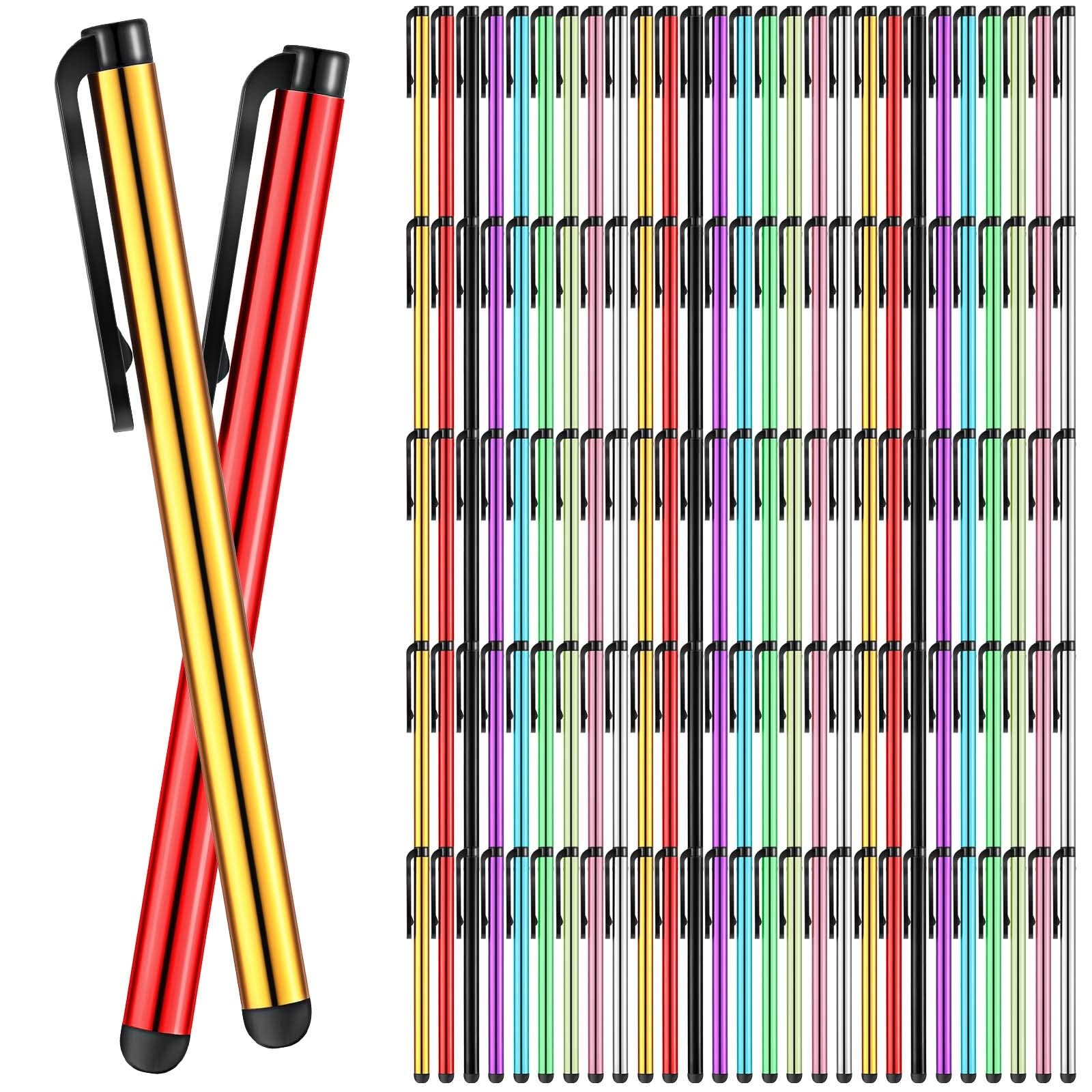 200 Pack Touch Screen Stylus Pens, Metal Fine Point Universal