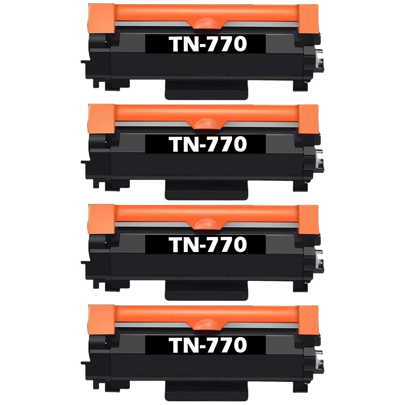 4-Pack TN 770 TN770 Toner Cartridge for MFC-L2750DW HL-L2370DW Printer