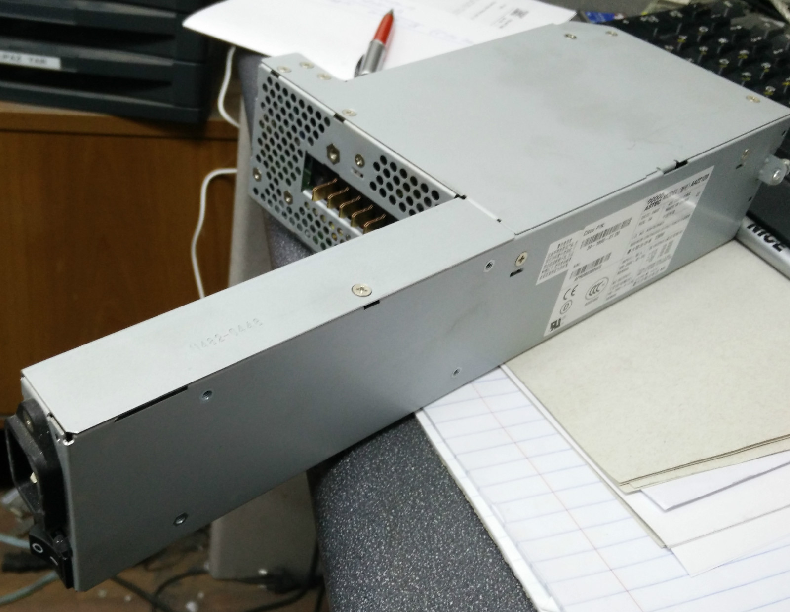 Cisco 3745 Router PWR-3745-AC 34-1895-01 (Astec AA22120) AC Power Supply 