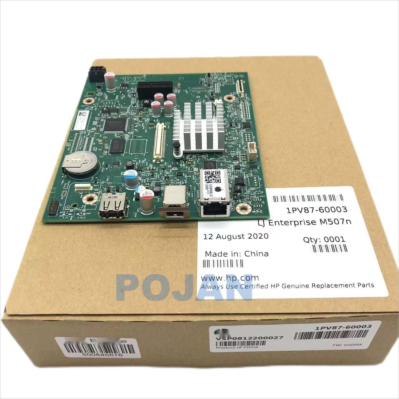 1PV87-60003 Formatter Main Logic PC board For HP Laserjet M507dn M507n M507x