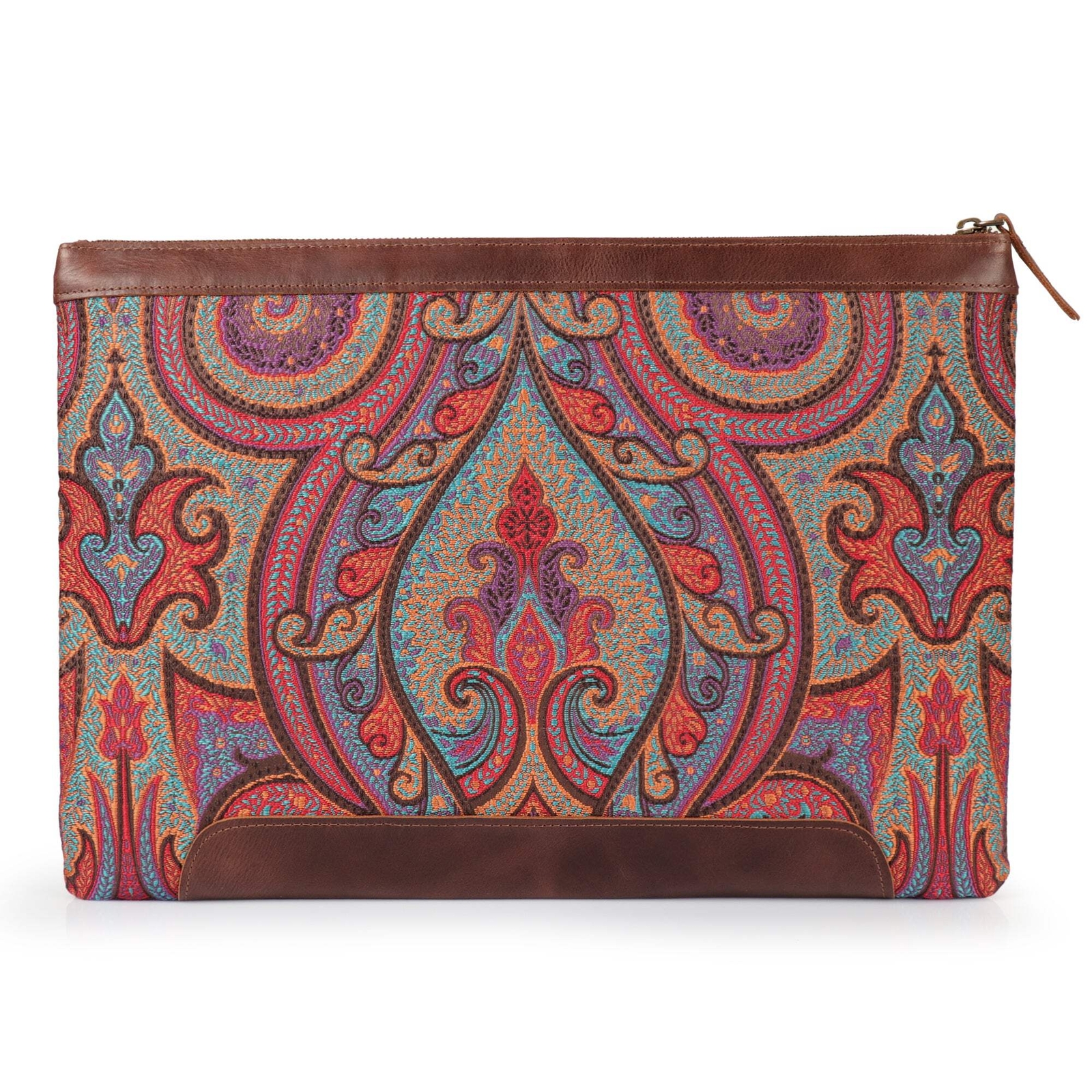 Personalized Top Grain Leather Laptop Bag Sleeve for MacBook Pro MacBook Air