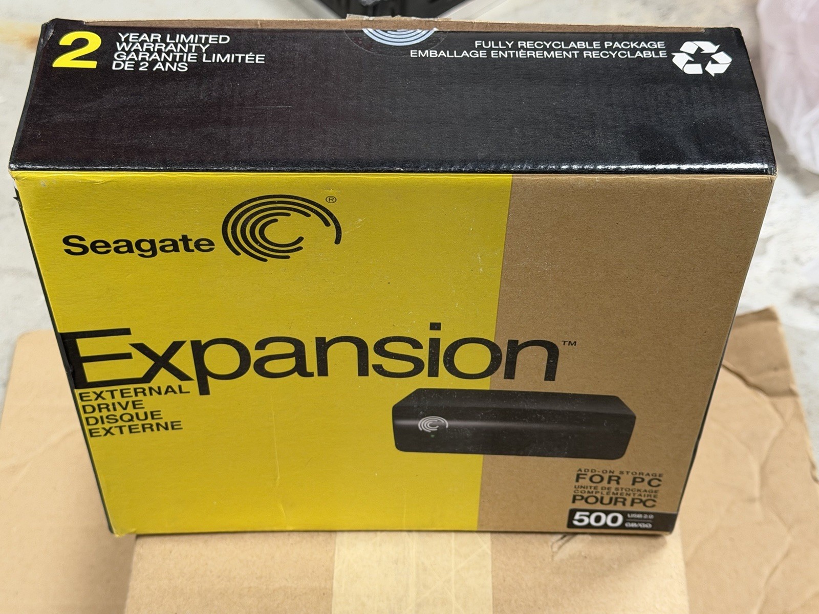 Seagate Expansion 500 GB,External,7200 RPM (ST305004EXA101-RK) Hard Drive