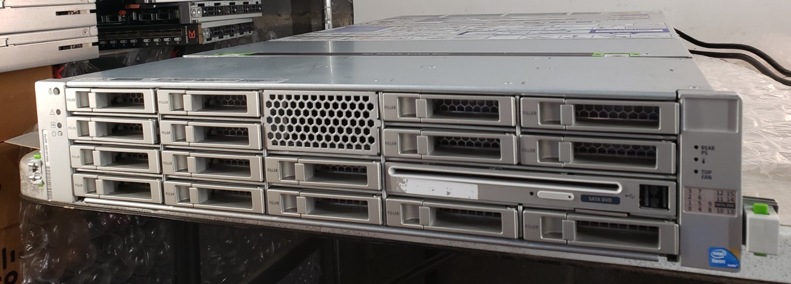 Oracle SunFire X4270 Server 2x Intel L5520 36GB PC3-10600R RAM NO HDD w/ 2xPSU