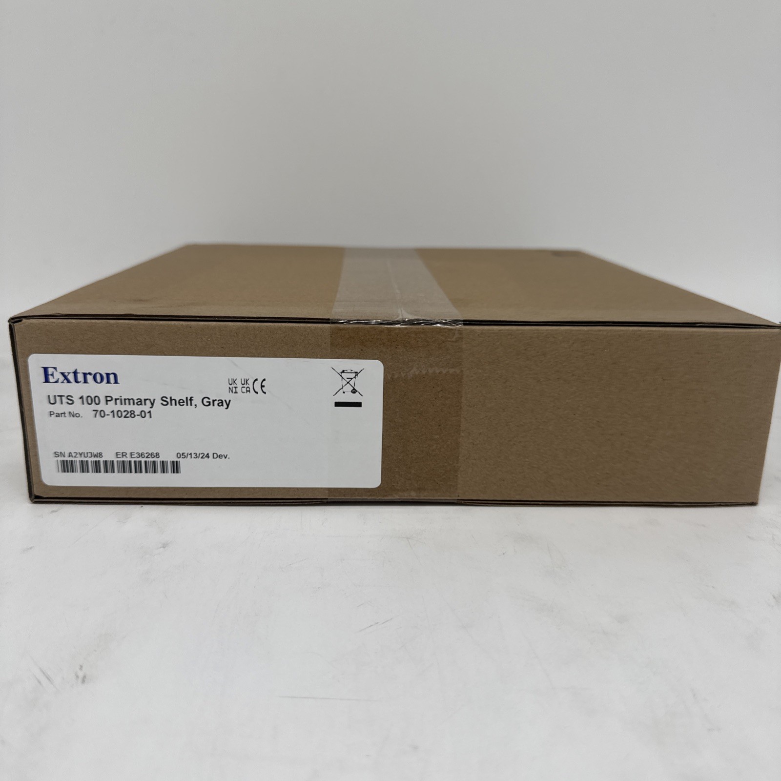 NEW SEALED Extron UTS 100 Primary Shelf Gray 70-1028-01 Under Table Mount