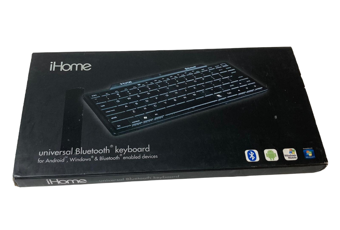 iHome Universal Bluetooth Keyboard For Android, Windows & Bluetooth Devices
