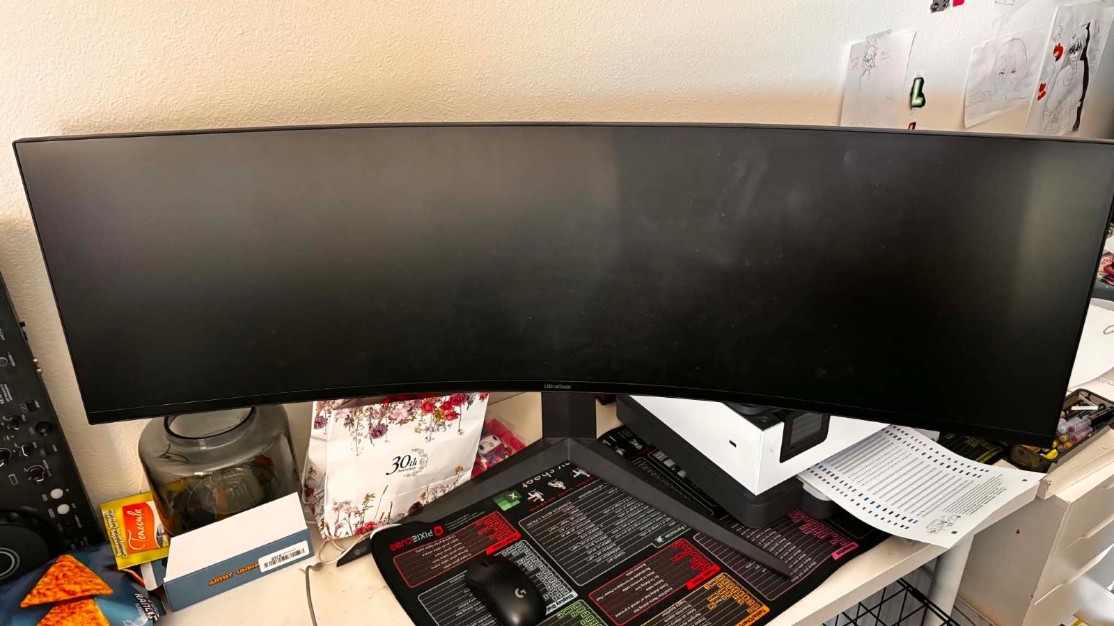 LG UltraGear 45GR65DC-B 45" QHD VA LED Curved Gaming Monitor