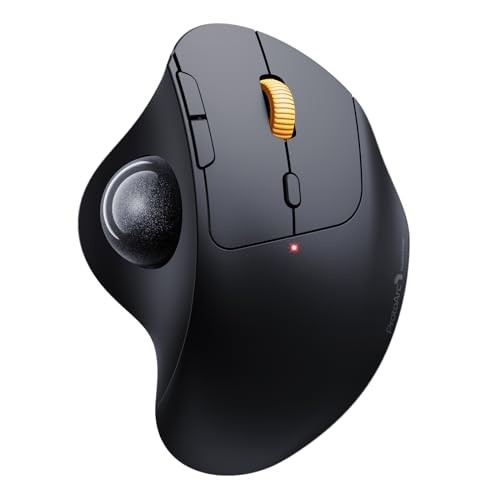 ProtoArc EM04 Trackball Mouse Silent Wireless Bluetooth/2.4GHz Simultaneous