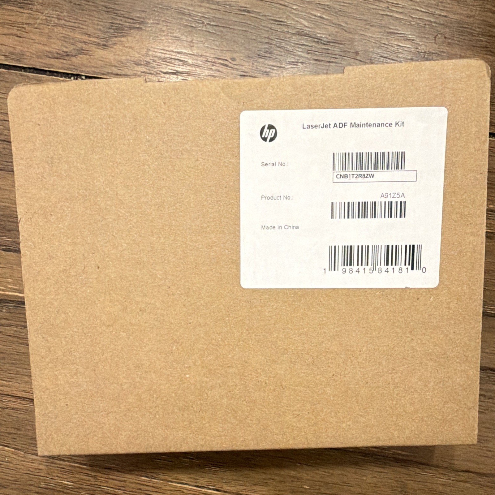 HP LaserJet ADF Maintenance Kit, Product # A91Z5A, Year Manufactured 2024