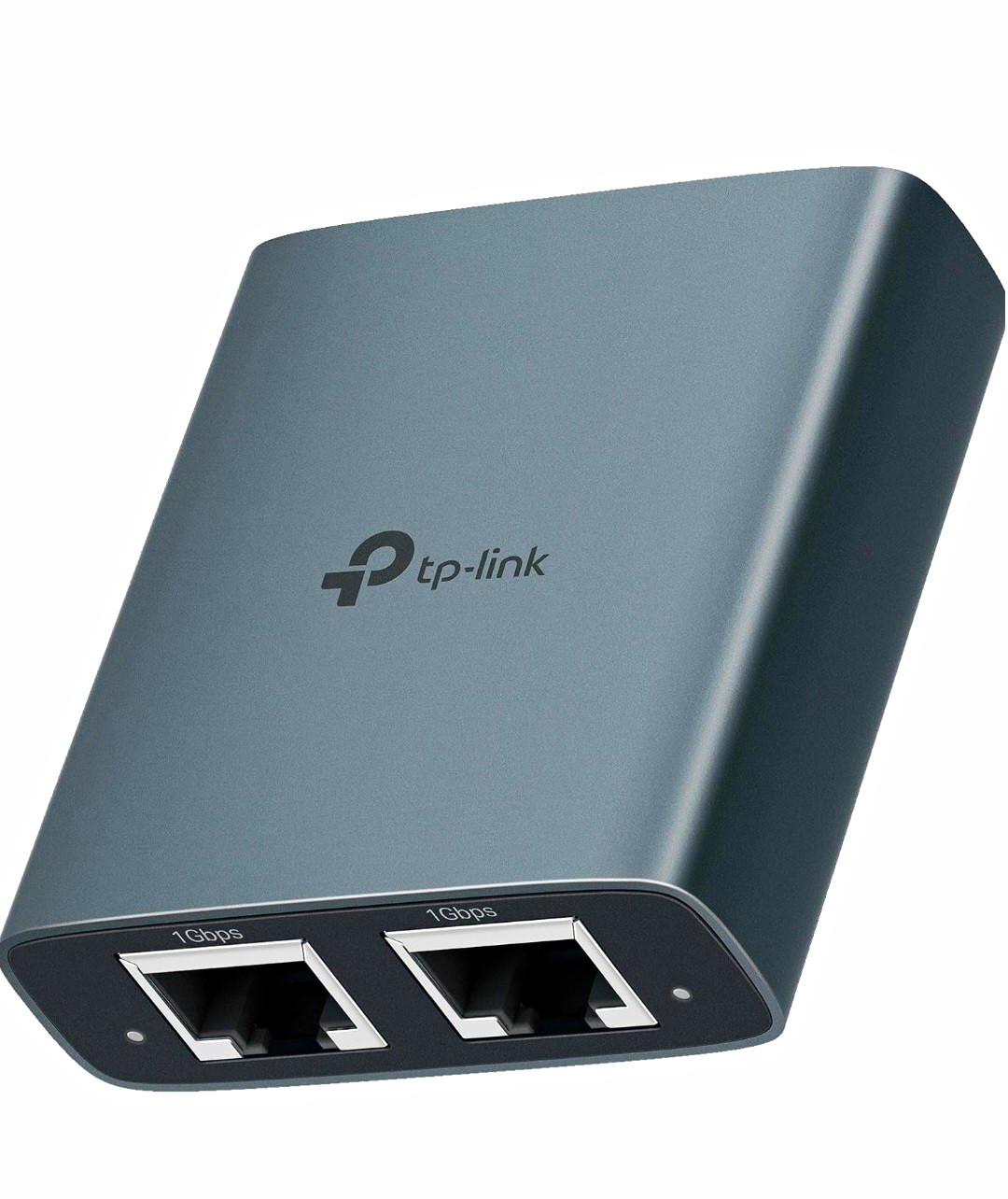 TP-Link EH210 2-Port Gigabit Ethernet Splitter, Aluminum Case, USB-C Power