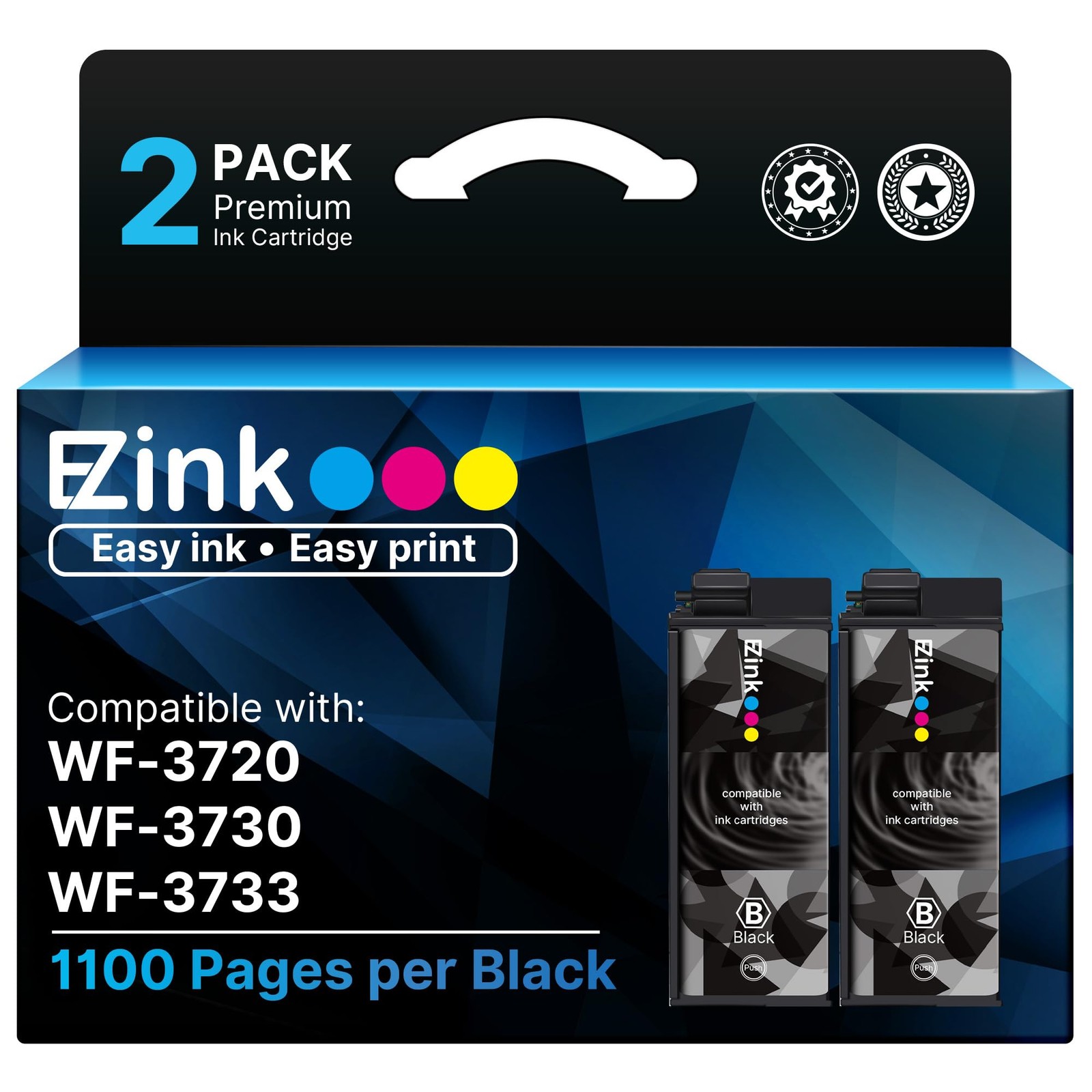 E-Z Ink 702XL Black Ink Cartridges for Epson