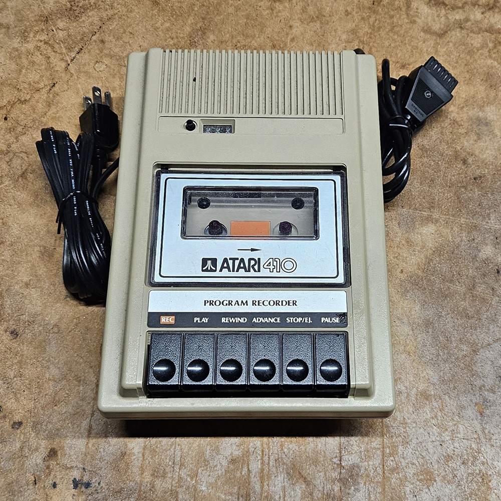 Atari 410 Program Recorder Casette For Parts Or Repair Not Working
