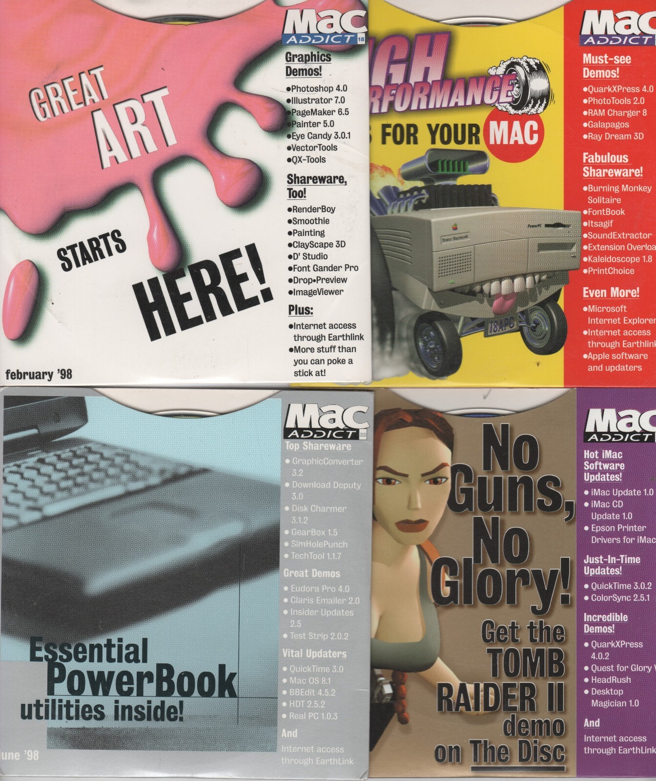 ITHistory SOFTWARE APPLE (2000) MAC ADDICT  (10 Months Except Oct/Nov)