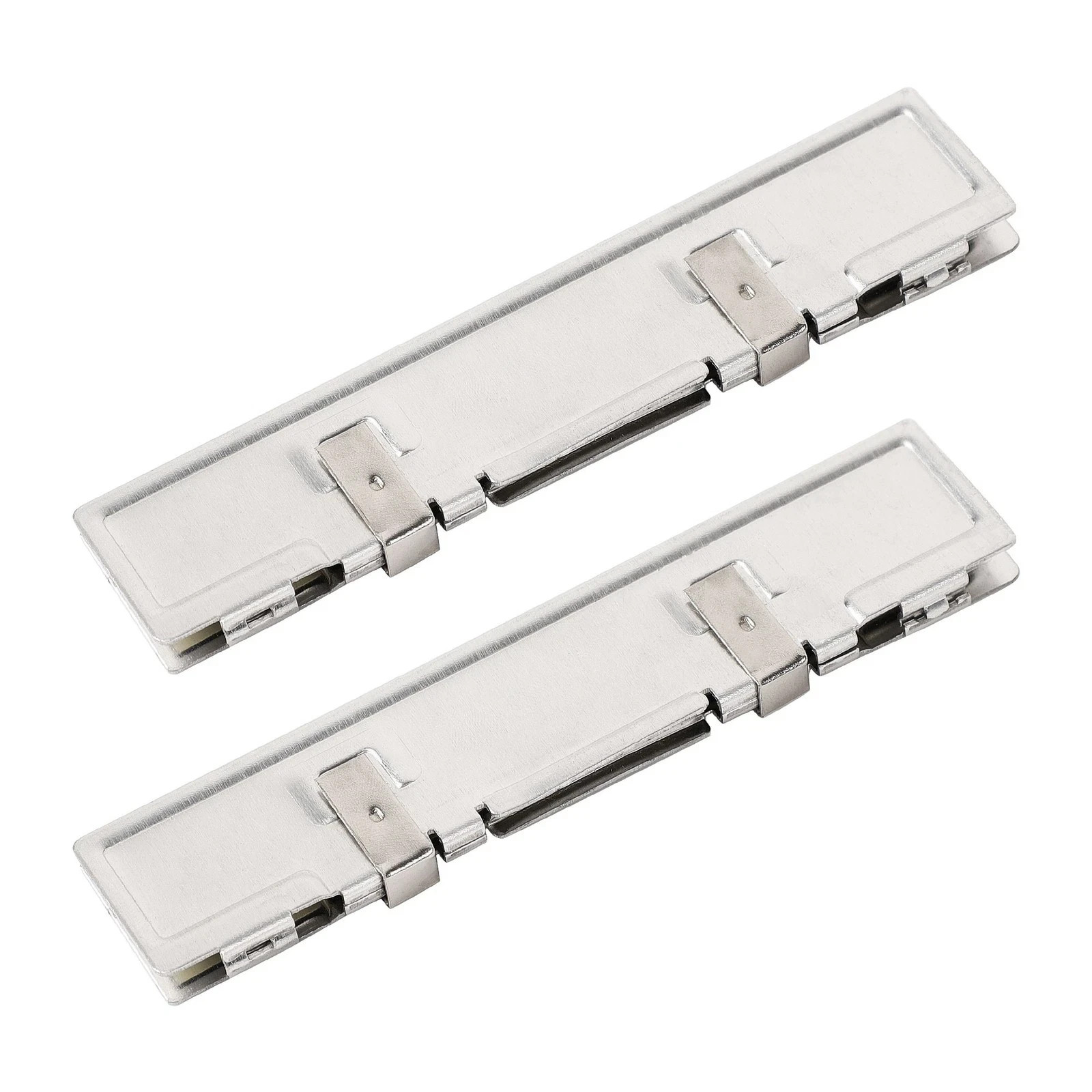 2 Silver Tone Aluminum Memory Heatsinks DDR Shim Cooler Heat Spreader Brand NEW