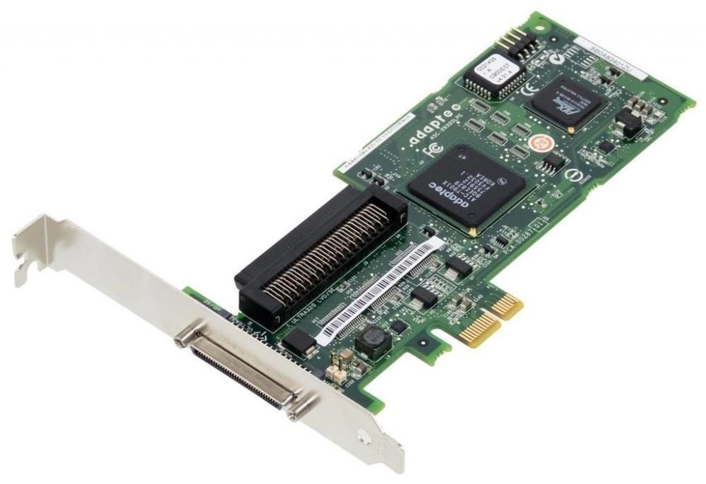 Adaptec ASC-29320LPE PCIe x1 Single-Channel Ultra320 SCSI Host Adapter