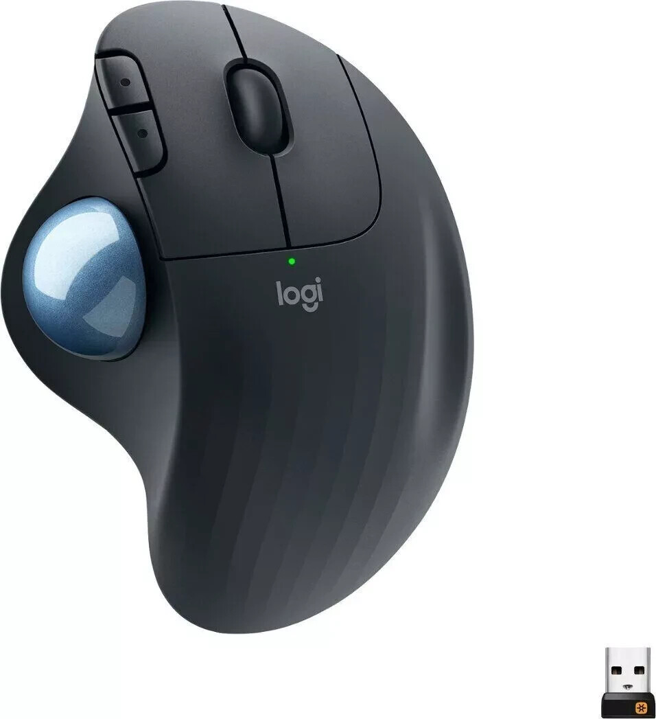 Logitech ERGO M575 Wireless Trackball Mouse - Black