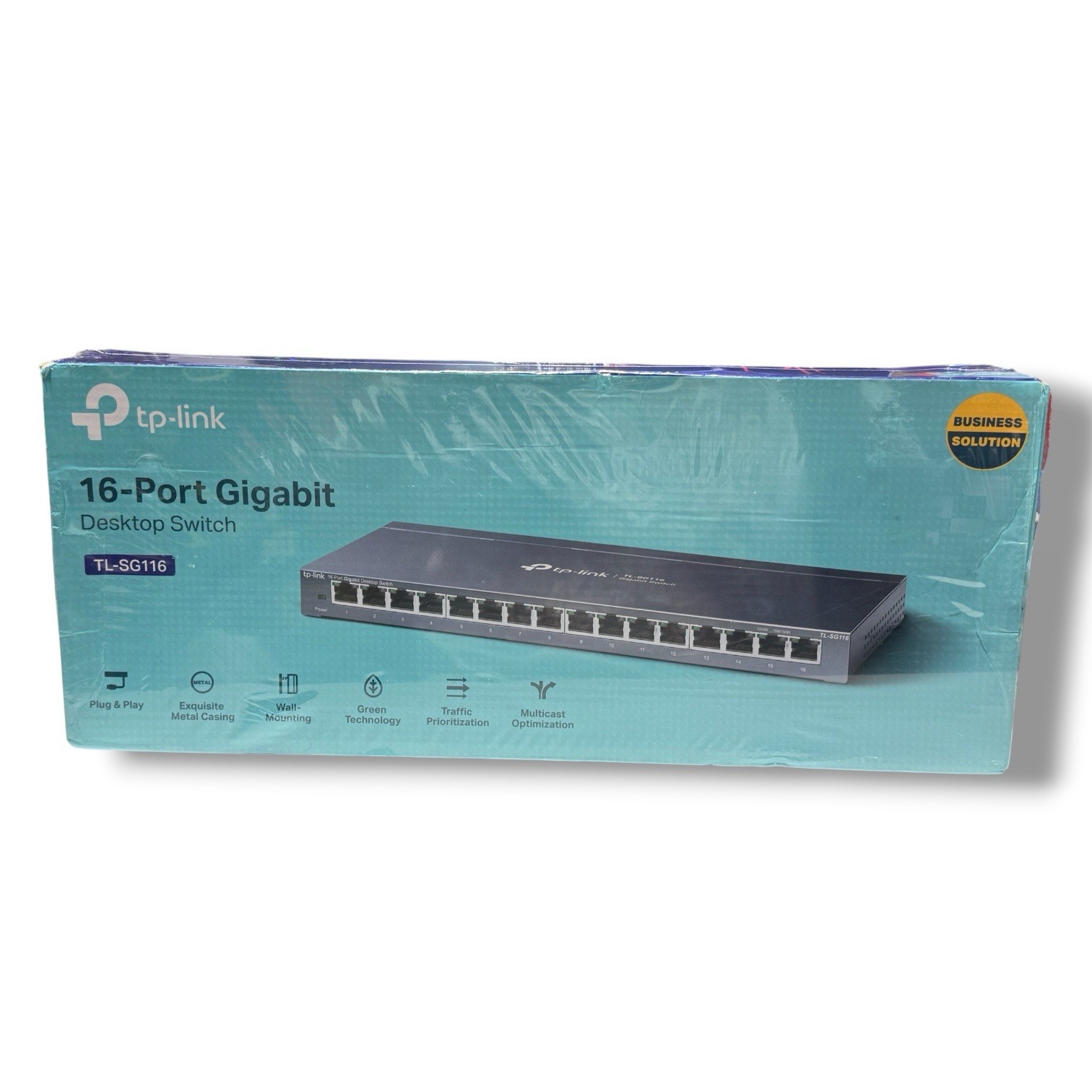 TP-Link TL-SG116 16-Port Gigabit Ethernet Unmanaged Network Switch New Sealed