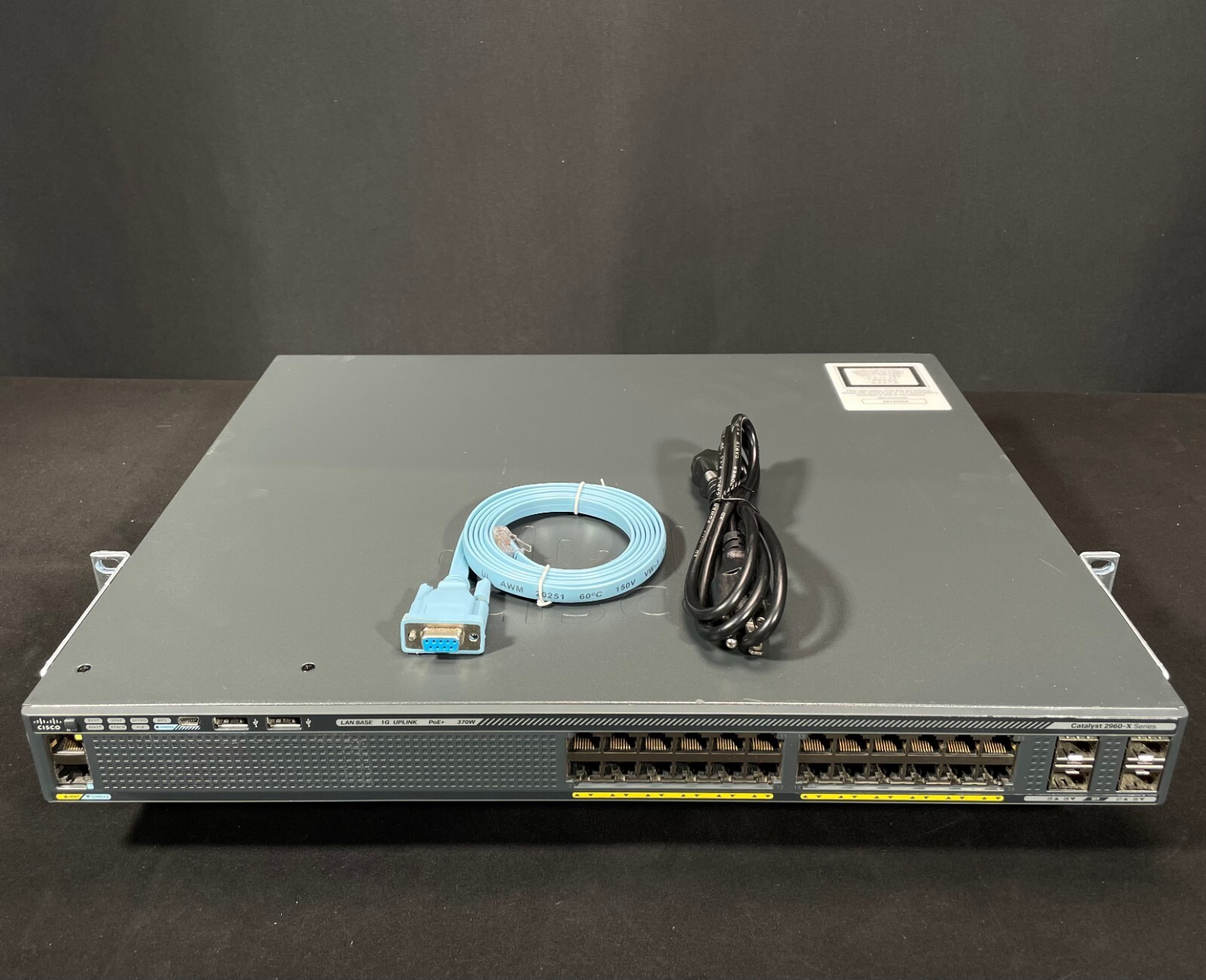 Cisco WS-C2960X-24PS-L 24 Port PoE 370W, 4 x 1G SFP  Switch - Same Day Shipping