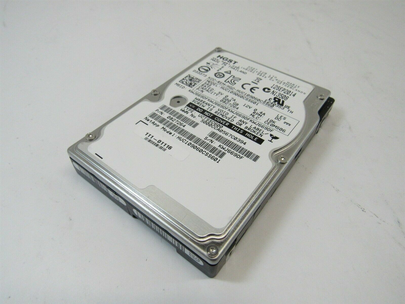 LOT OF 10  HGST 600GB 10K 2.5" SAS HDD Hard Drive dell HP supermicro IBM server