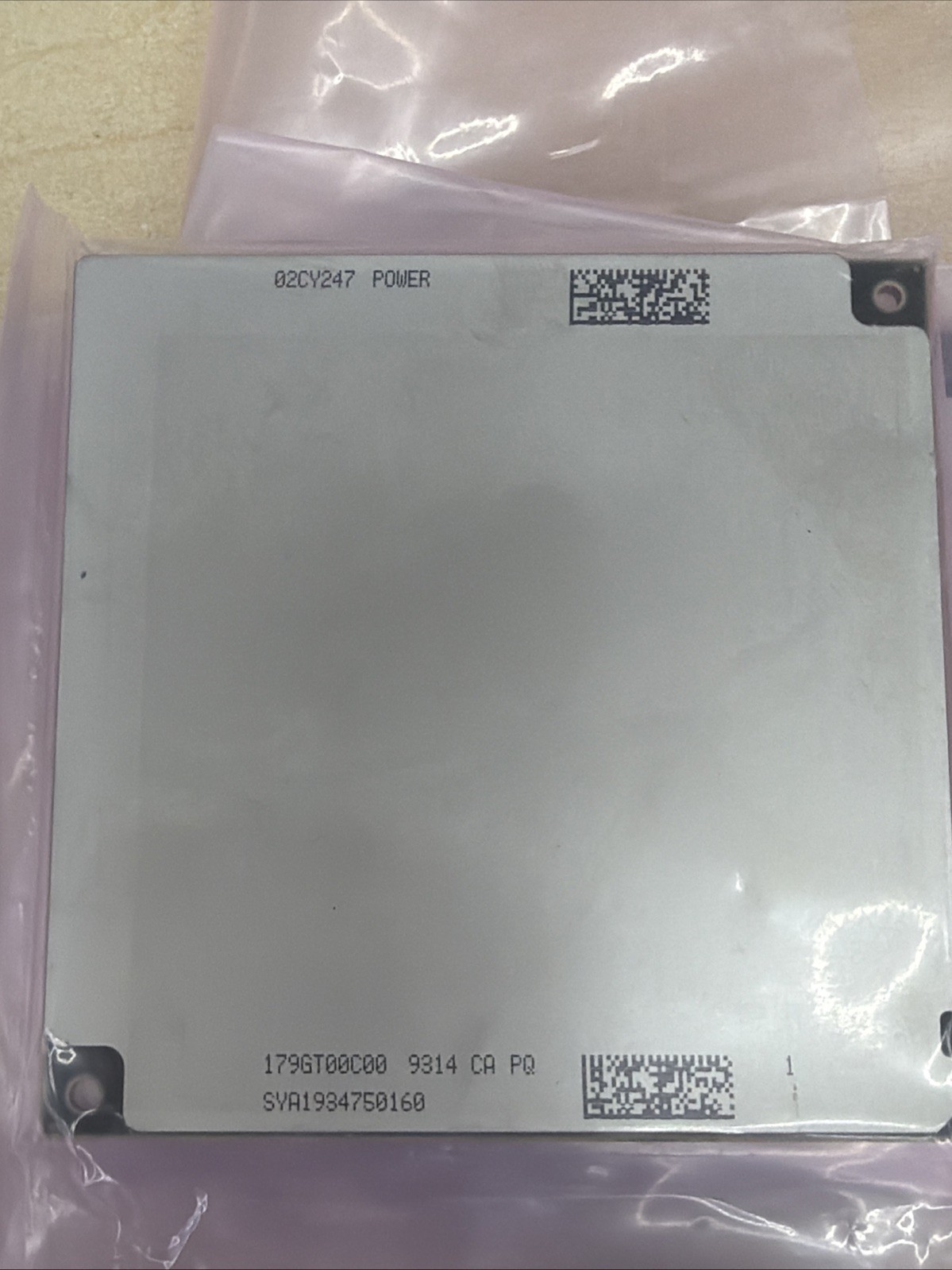 IBM 02CY247   Power9  3.40GHz to 3.90Ghz  12Core Processor CPU. Tested Working
