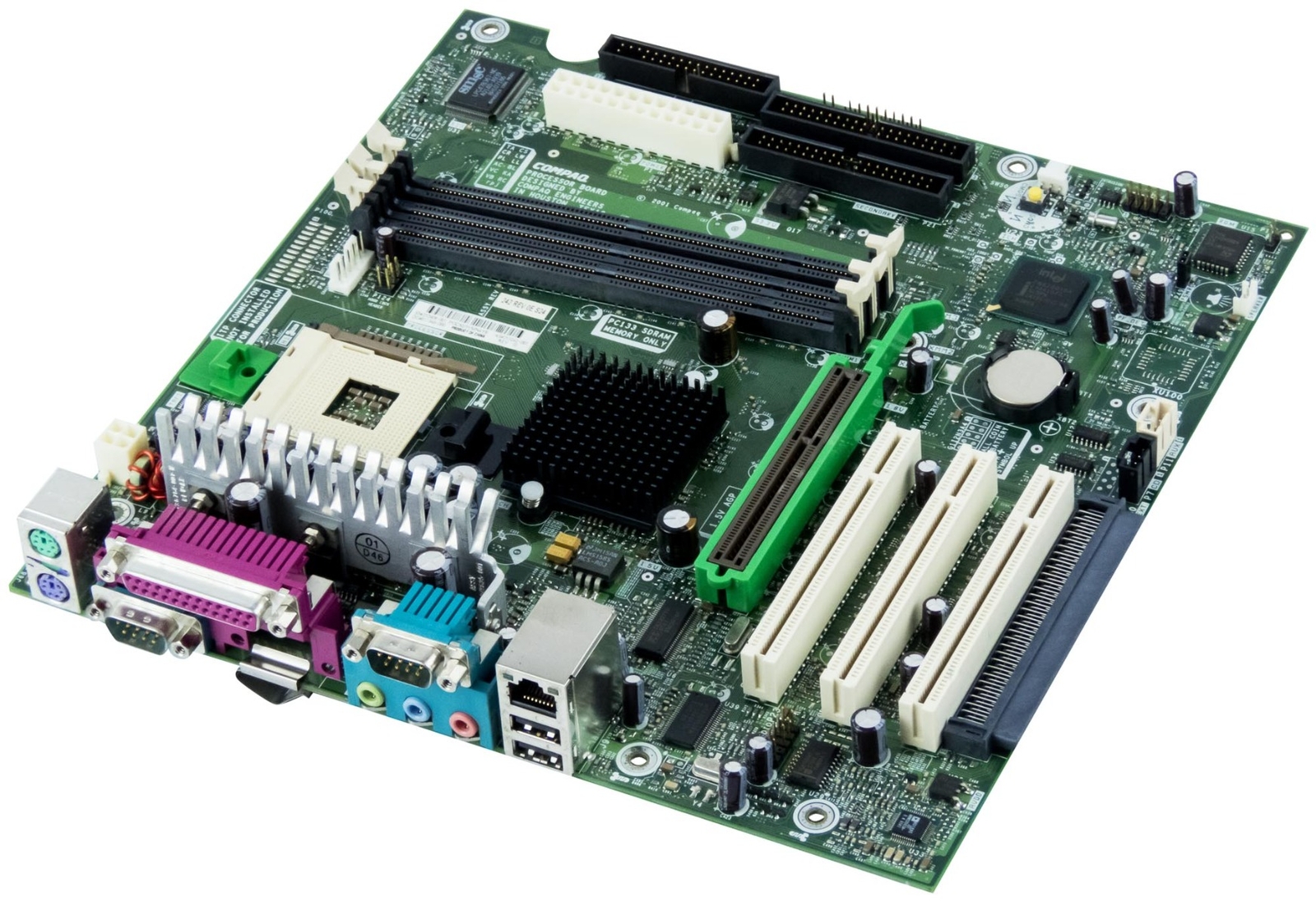 COMPAQ 252608-001 PGA478 3x SDRAM AGP PCI MOTHERBOARD FOR EVO D300 D500