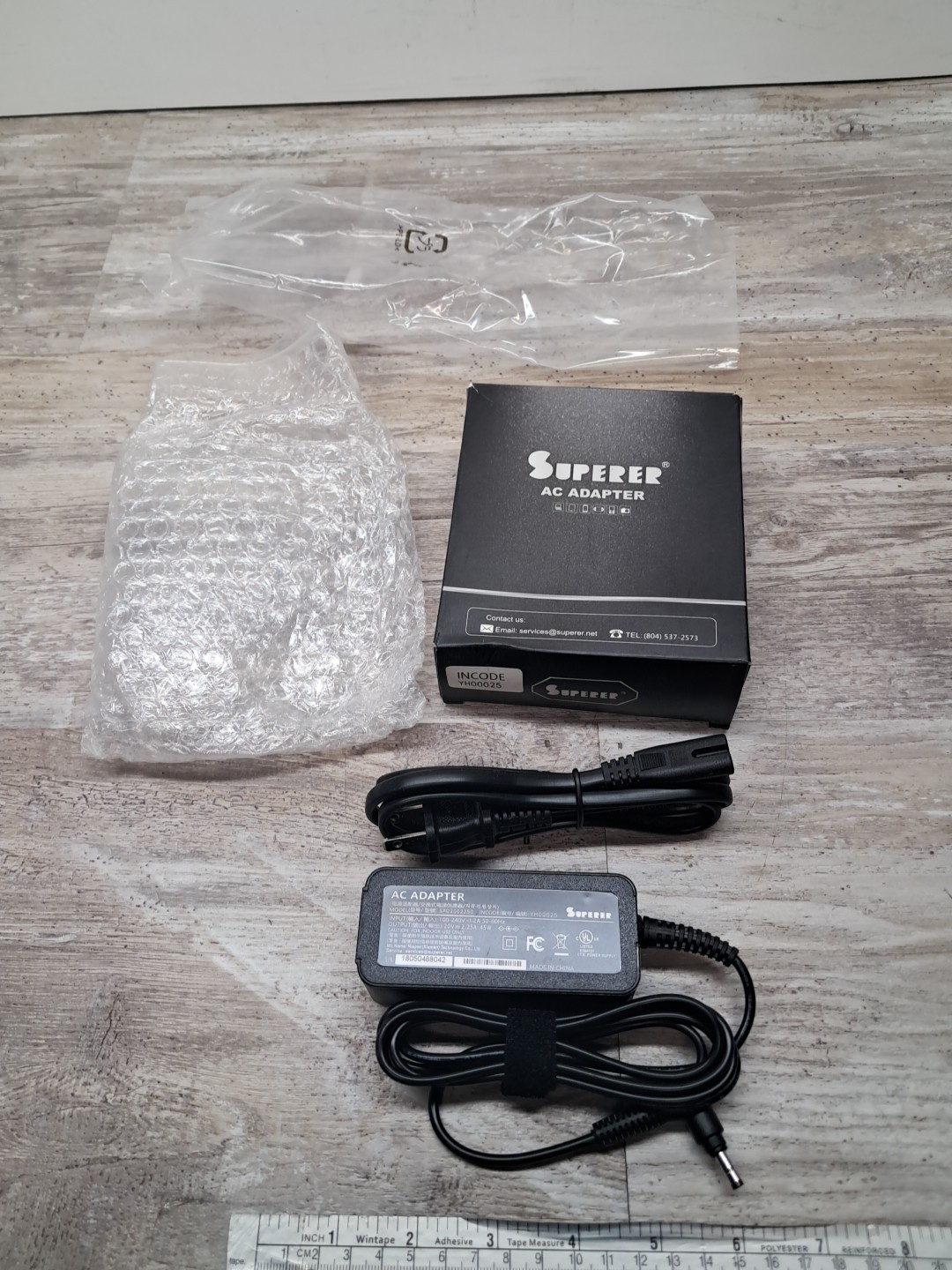 Superer 45w AC Adapter black tip SPD190175D