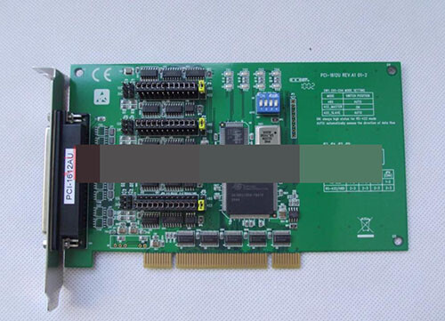 1pc used Advantech PCI-1612U PCI-1612AU RS-232/422/485 acquisition card