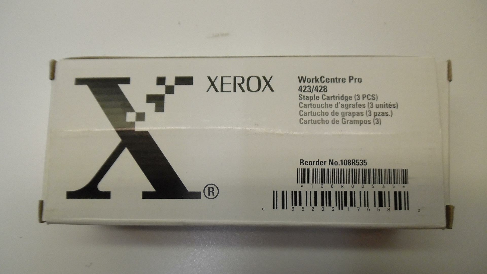 Original Xerox WorkCentre Pro 423/428 Staple Cartridge 108R535 - Opened Box READ