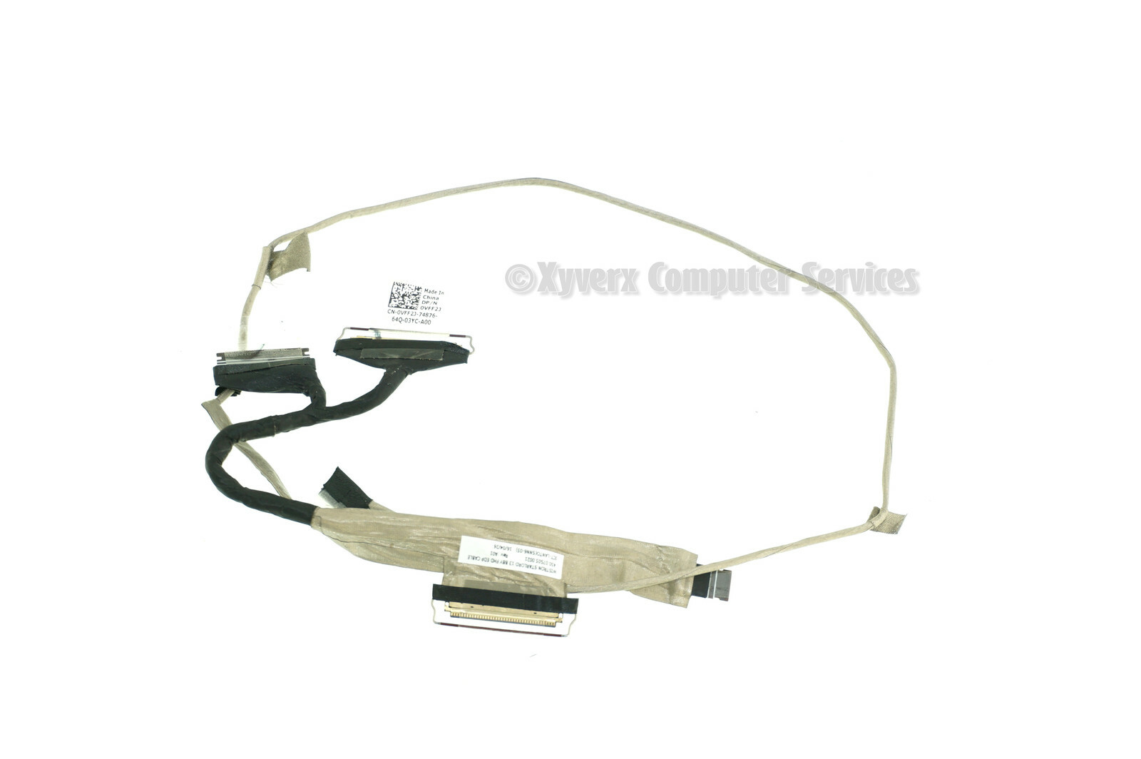 VFF2J 450.07S05.0021 GENUINE DELL LCD DISPLAY CABLE 13 7368 P69G (A)(CC65-66)