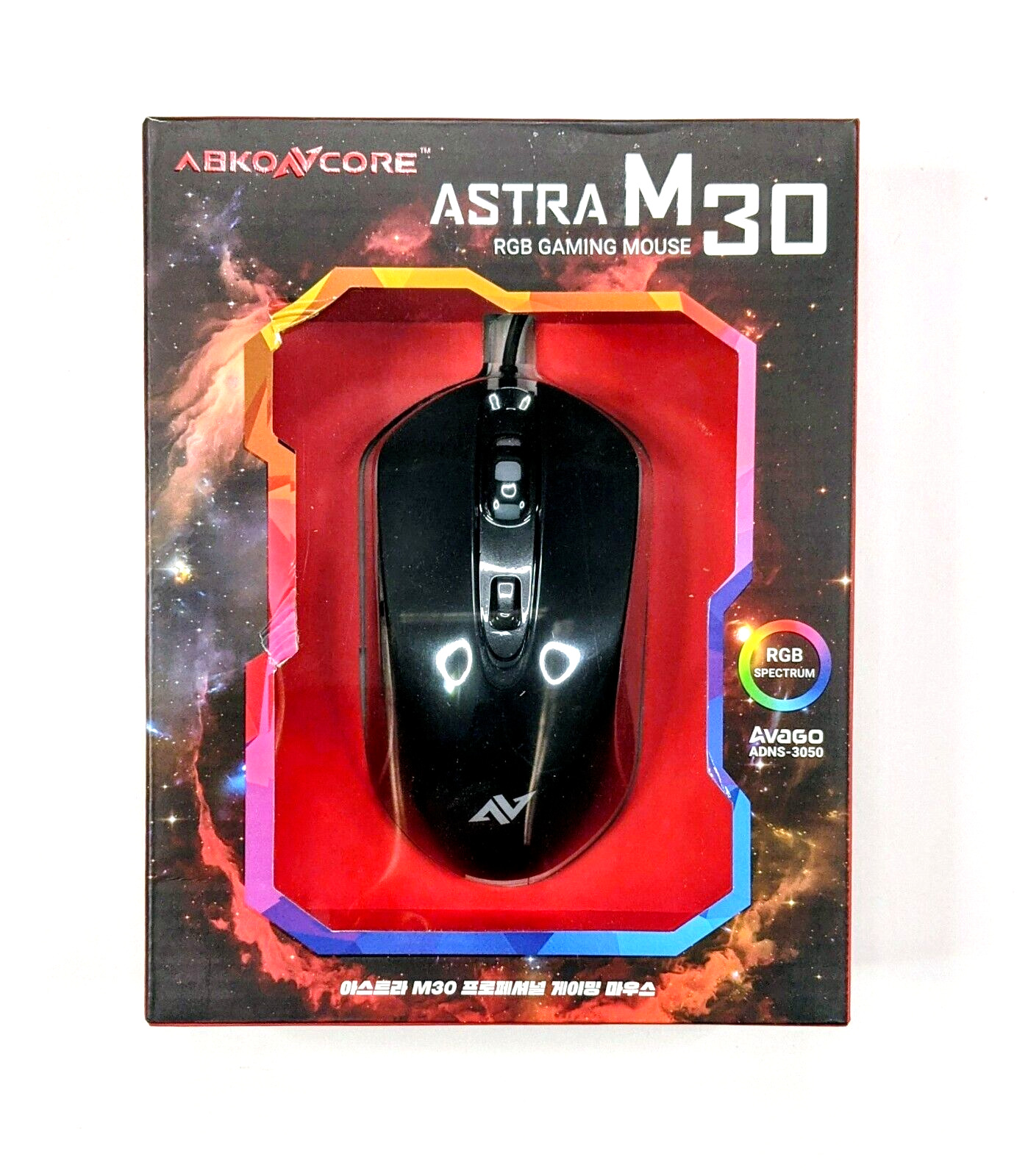 ABKONCORE Astra M30 Gaming Mouse Wired, USB Computer Mice for Game & Daily