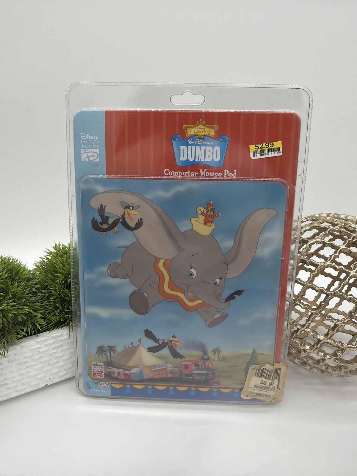 Disney Interactive Dumbo Computer Mouse Pad Sealed Vintage Timothy Crows
